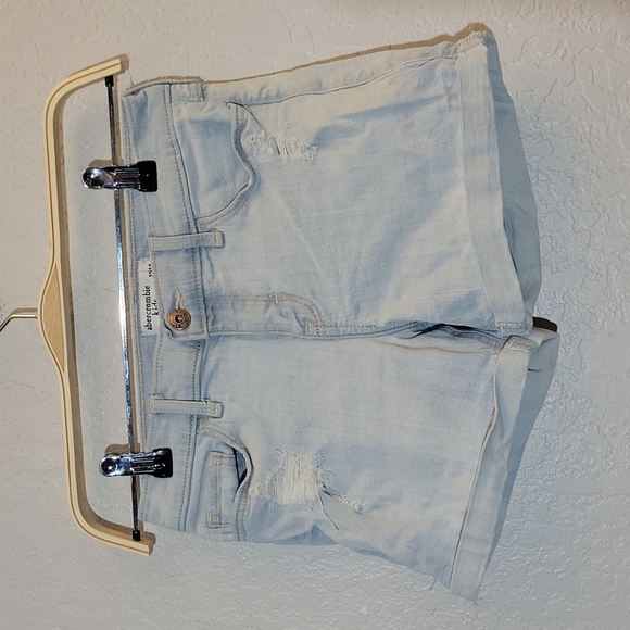 ABERCROMBIE KIDS 13/14 Distressed Midi Short - Picture 1 of 9